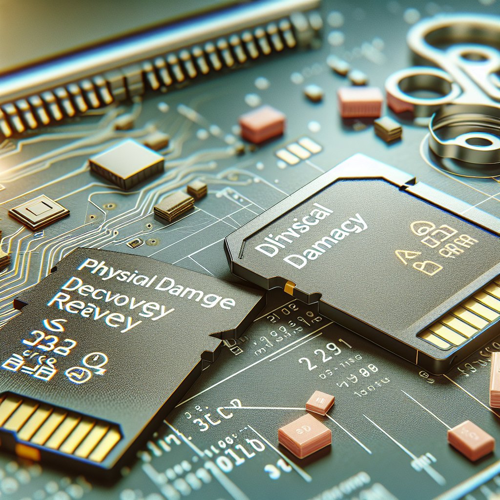 Recuperación de datos en tarjetas microSD dañadas físicamente.
