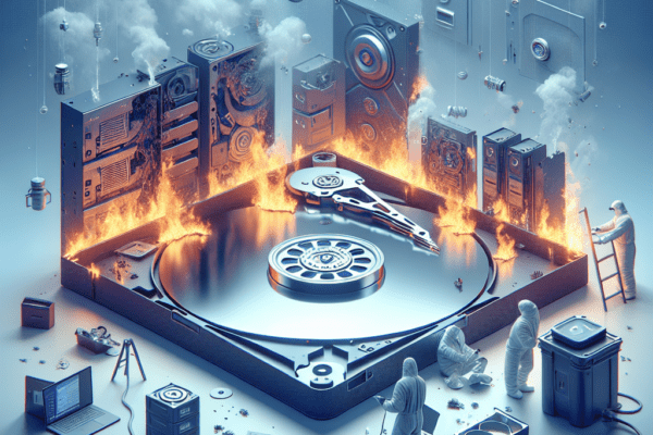 Recuperación de datos en discos dañados por fuego: mitos y realidades. Recuperación de datos en discos dañados por fuego: mitos y realidades.
