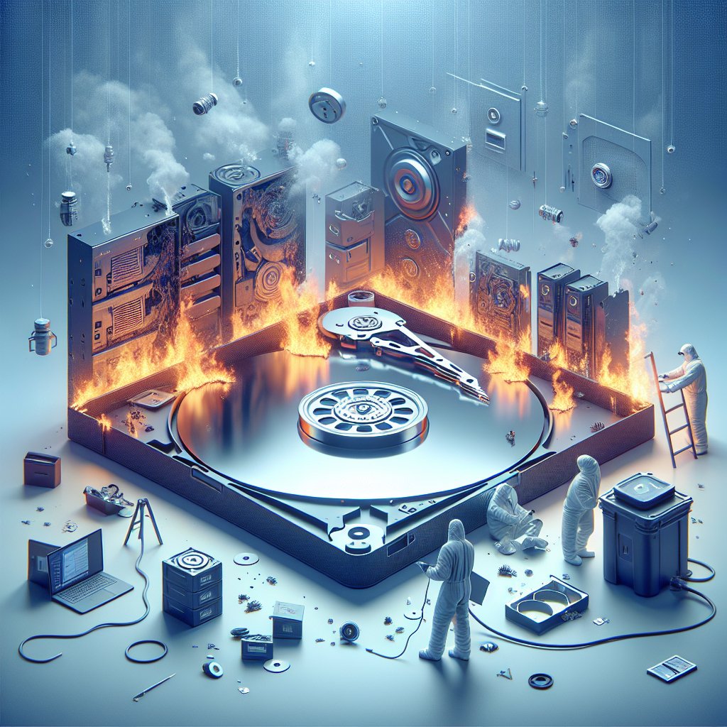 Recuperación de datos en discos dañados por fuego: mitos y realidades.